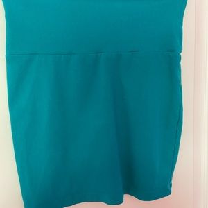 Forever 21 teal cotton skirt